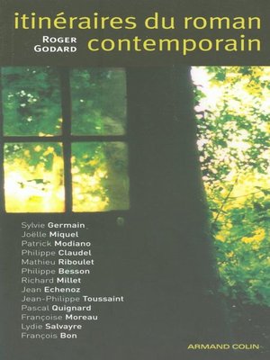 cover image of Itinéraires du roman contemporain